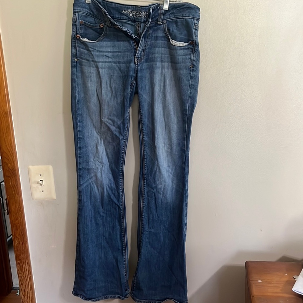 American Eagle Size 8 Artist Super Stretch Jeans women’s Blue pants